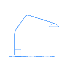 Furniture Floor Lamps Sten Floor Lamp Sticker Svg Vector, Free Vectors File